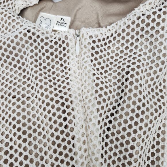 Emma and Michele V-Neck Dress Womens XL Crotched Fully Lined Boho Resort Wear - Picture 8 of 13